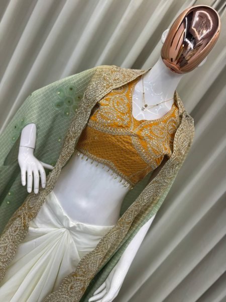 New Designer Party Wear Look Ready Made Lehenga Set  Ready To Wear Collection