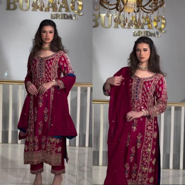 New Designer Party Wear Look Stylish Suit For Women Collection Ready To Wear Collection