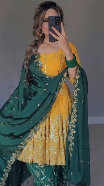 New Designer Party Wear Look Top  Dhoti Salwar and Dupatta Ready To Wear Collection