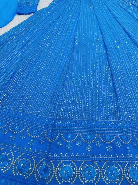  New Fashionable Sequence Work Anarkali Gown Kurti With Dupatta Wholesale