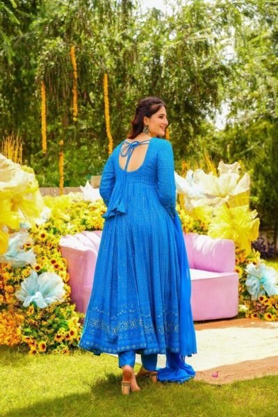  New Fashionable Sequence Work Anarkali Gown Kurti With Dupatta Wholesale