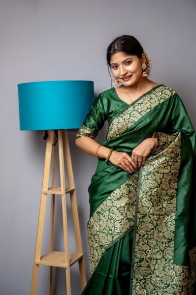 New Handloom Raw Silk Saree With Rich Weaving Pallu  Silk Sarees Wholesale