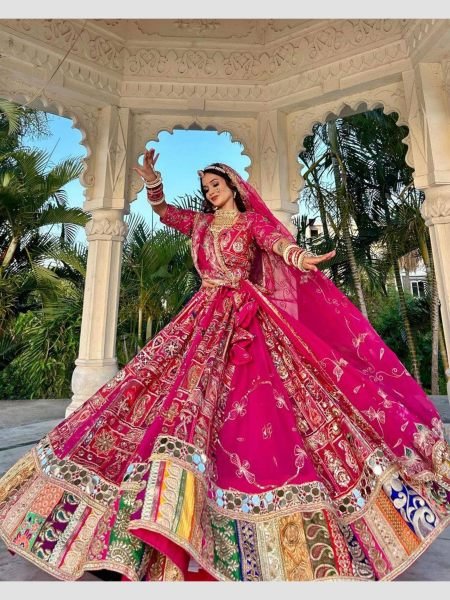 New Hit Design Navratri Special Muslin Cotton Lehenga Choli  Navratri Lehnega Choli