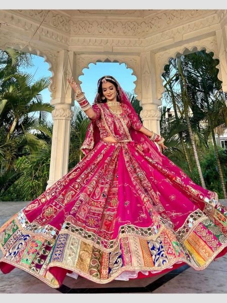 New Hit Design Navratri Special Muslin Cotton Lehenga Choli  Navratri Lehnega Choli