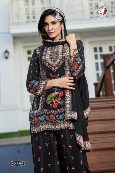 New Launch Designer Pure Natural Crape Wholesale Ready To Wear Suit Ready To Wear Collection