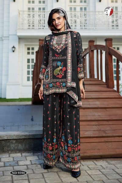 New Launch Designer Pure Natural Crape Wholesale Ready To Wear Suit Ready To Wear Collection