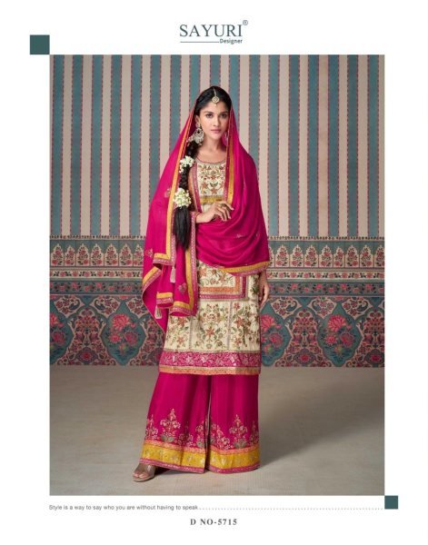 New Launch  Kasturi Real Simar Silk Ensemble by Sayuri Designer Designer Plazzo Salwar Suits Wholesale