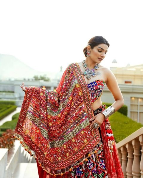 New Launched Muslin Cotton Printed Lehenga Choli Navratri Lehnega Choli