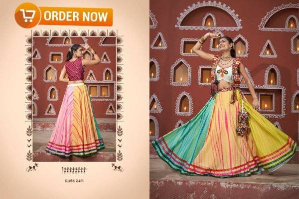 New Navratri Special Stitched Jacket Style Chaniya Choli with Customizable Blouse and 14-Meter Flair Navratri Lehnega Choli