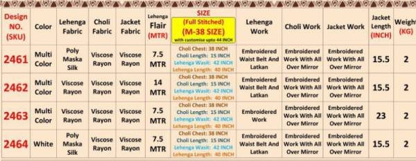 New Navratri Special Stitched Jacket Style Chaniya Choli with Customizable Blouse and 14-Meter Flair Navratri Lehnega Choli