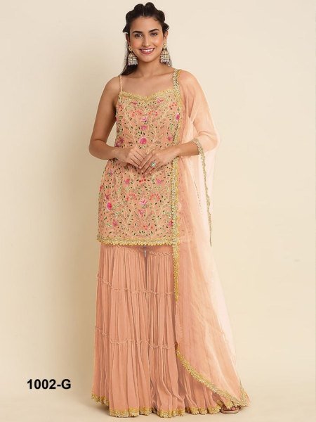 New Presenting Fox Georgette Sharara Suits Collection 