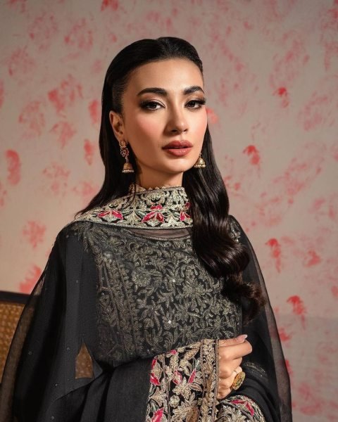 New Stylish Pakistani Salwar Suit with Embroidery and Lace Border Dupatta Ready To Wear Collection