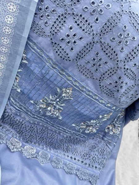 Noor Jahan Style Pakistani Cotton Suit with Embroidery    Digital Dupatta Festive Ready Pakistani Suits Wholesale