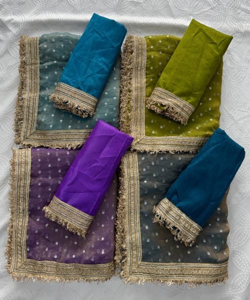 Olive Green Soft Viscose Jacquard Butti Silk Saree at Manufacturer Rate Silk Sarees Wholesale
