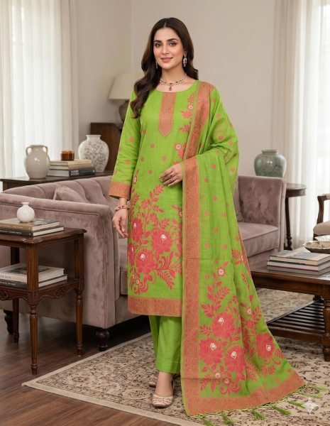 Organic Green Stylish Pichwai Weaving Dress Material for Boutique and Reseller Buyers Cotton Dress Material