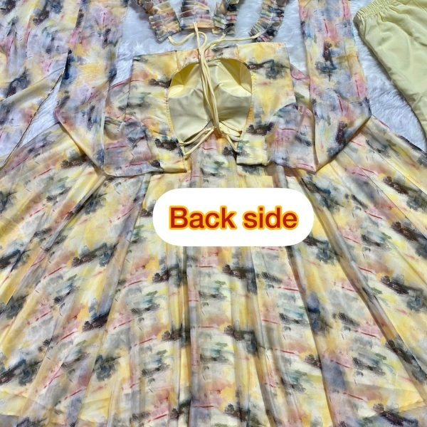 Organza Anarkali Kurti Pant   Dupatta Anarkali Kurtis 