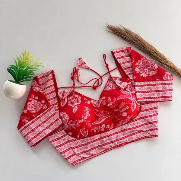 Original Handpainted Cotton Readymade Blouse At Wholesale Rates Blouse Collection