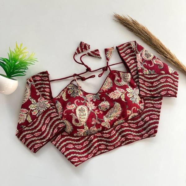 Original Handpainted Cotton Readymade Blouse At Wholesale Rates Blouse Collection