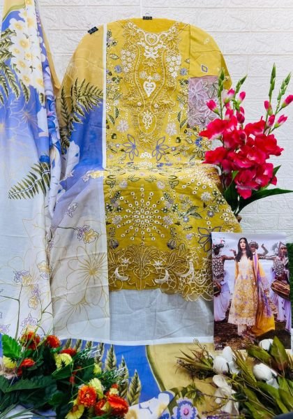 Original Pakistani Cotton Lawn Dress Materials New Arrival 2025 Collection for Retail   Bulk Buyers Pakistani Suits Wholesale
