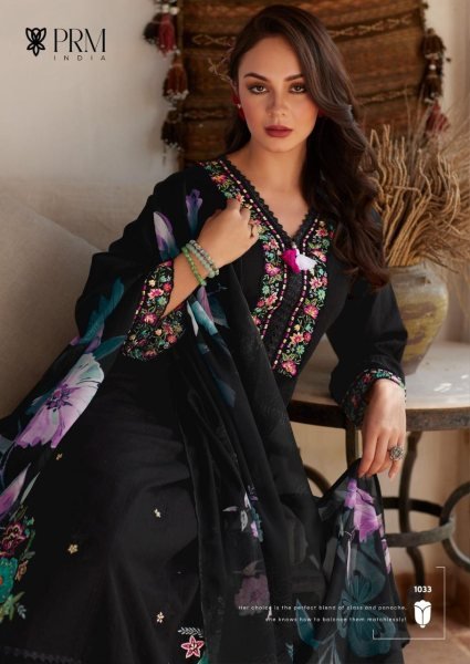 Ornate Black Summer Wear Cotton Kurti Set with Handwork Embroidery and Stylish Dupatta Pakistani Suits Wholesale