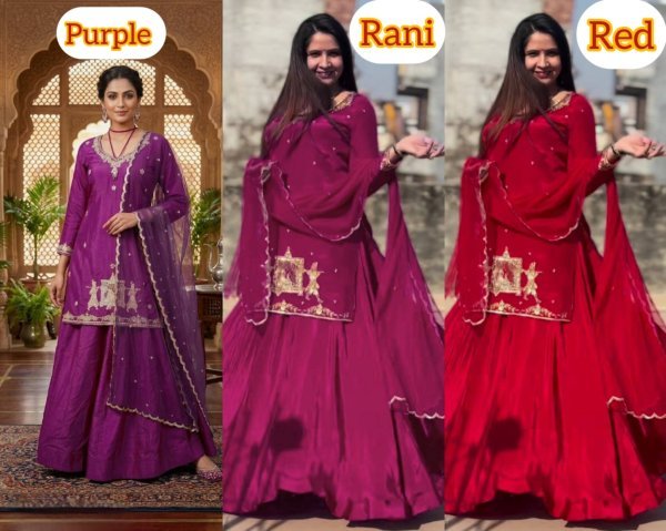 Ornate Red Designer Lehenga Choli with Sequins and Zari Work for Women Ready To Wear Collection