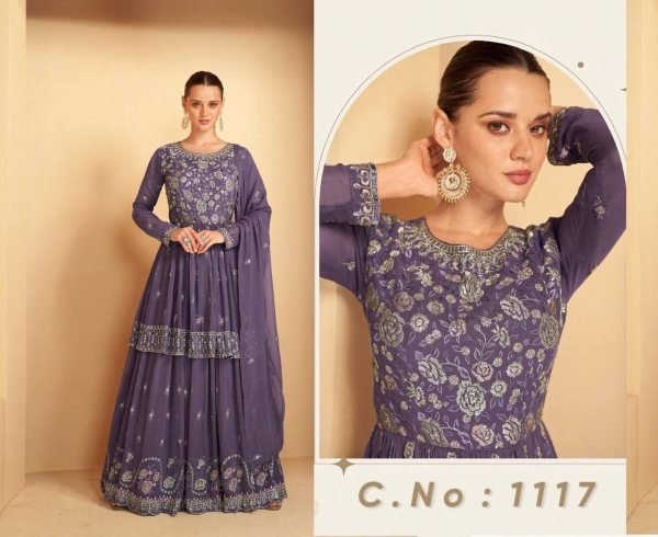 Party Wear Designer Sharara Palazzo Suits  Ready To Wear Collection