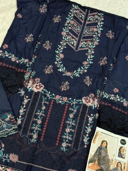 Pakistani Suit Pure Cotton Embroidered Design No 1754 from Mehboob Tex for Wholesale Buyers   Cotton Salwar Kameez Wholesale