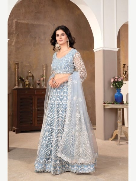 Party Wear heavy Premium Net Sequence Work Lehenga Choli  Designer Lehenga Choli