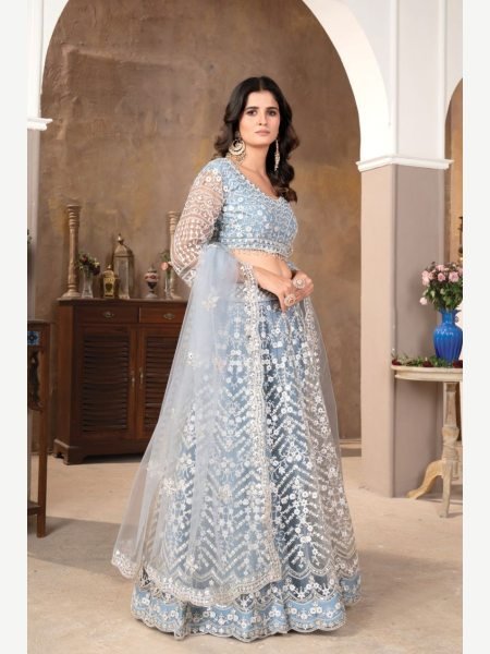 Party Wear heavy Premium Net Sequence Work Lehenga Choli  Designer Lehenga Choli