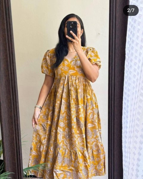 Party Wear Kalamkari Printed Cotton Kurtis at Manufacturer Rates Printed Kurtis