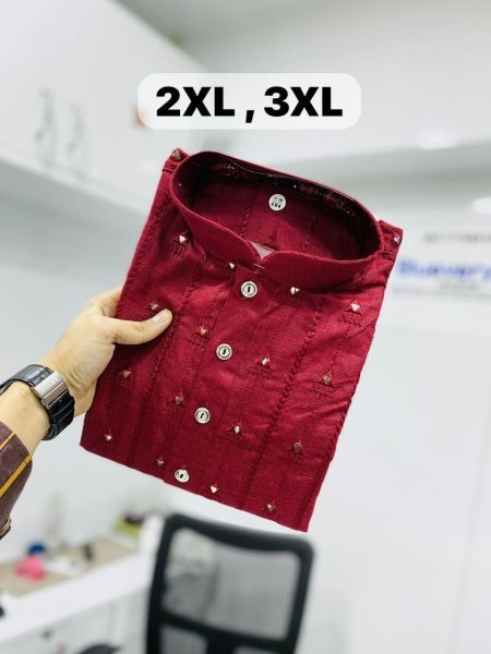 Party Wear Kurta Pajama With Mirror Work Kurta Pajama Wholesale