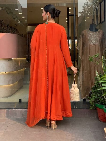 Party Wear Ready to Wear Vichitra Silk Embroidered Kurti Pant Set with Dupatta for Women  Embroidery Kurtis 