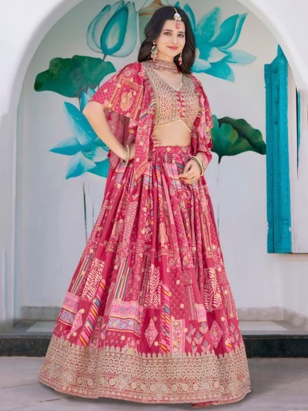  Pastel Patchwork Chinnon Lehenga Set with Dori Embroidery Premium Bridal Wear for Wholesale Buyers Designer Lehenga Choli