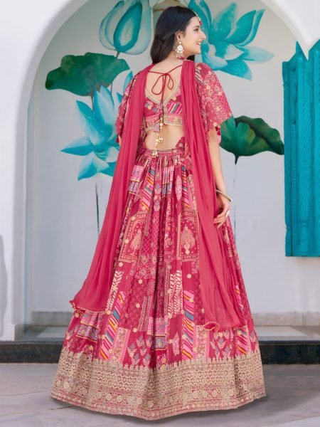  Pastel Patchwork Chinnon Lehenga Set with Dori Embroidery Premium Bridal Wear for Wholesale Buyers Designer Lehenga Choli