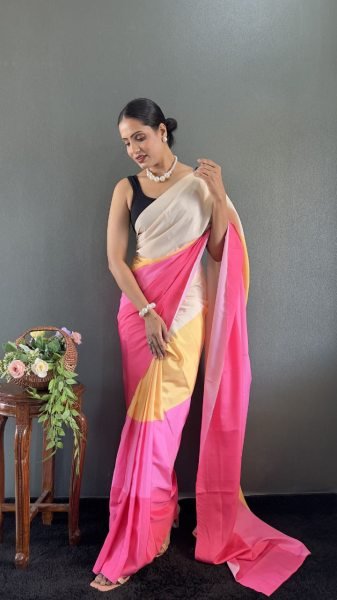 Perfect for Parties Stylish Natural Silk Sarees For Women Silk Sarees Wholesale