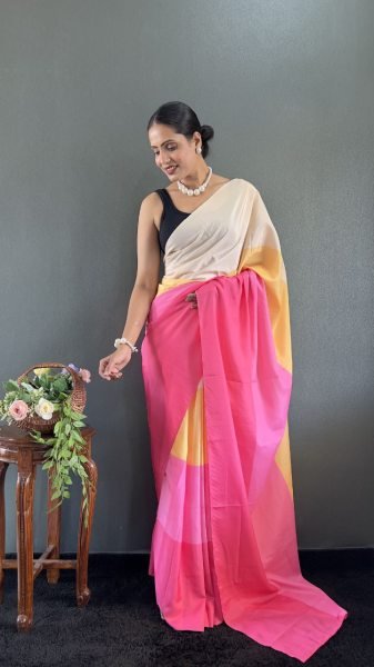 Perfect for Parties Stylish Natural Silk Sarees For Women Silk Sarees Wholesale