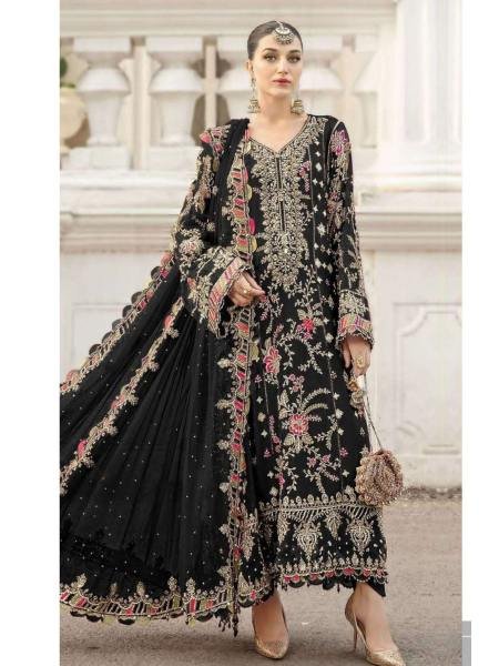 Black Latest Handwork Pakistani suit By Royal Export  Salwar Kameez