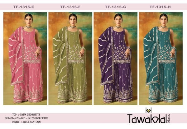 Plum Purple Faux Georgette Zarkhan Work Palazzo Suit Designer Bridal Look Designer Plazzo Salwar Suits Wholesale