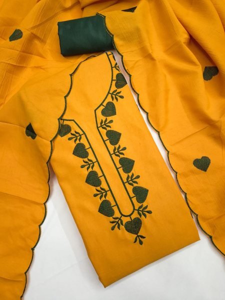 Portable Yellow Parampara Silk Suit with Multi Work and Santoon Bottom at Wholesale Rate Color Set Matching Dress Material Wholesale