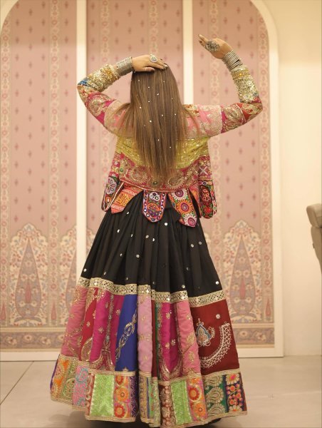 Practical Black Muslin Cotton Lehenga Choli with Real Mirror Work and Designer Koti at Manufacturer Rate Navratri Lehnega Choli