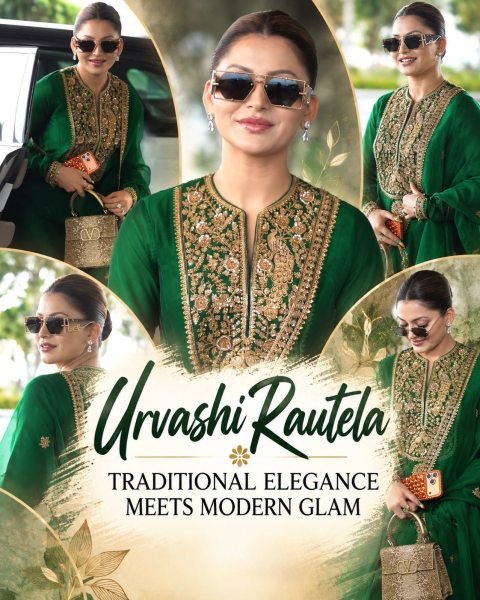 Practical Green Fandy Silk Embroidered Gown with Bottom and Dupatta at Wholesale Rate Ready To Wear Collection
