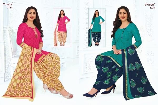 Pranjul Priyanshi Vol 27 Cotton Dress Material   36 pcs Catalogue   Punjabi Dress Materials Wholesale