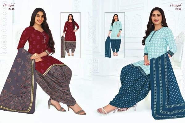 Pranjul Priyanshi Vol 27 Cotton Dress Material   36 pcs Catalogue   Punjabi Dress Materials Wholesale