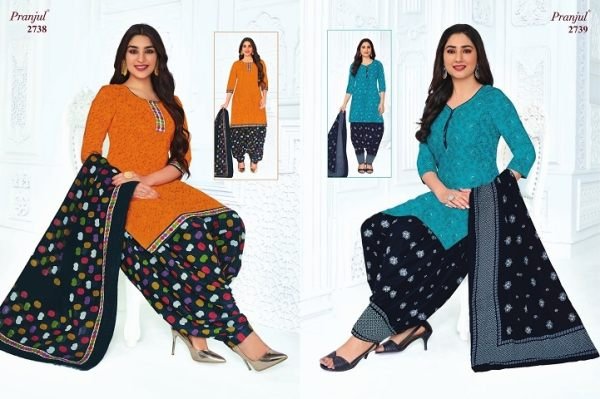 Pranjul Priyanshi Vol 27 Cotton Dress Material   36 pcs Catalogue   Punjabi Dress Materials Wholesale
