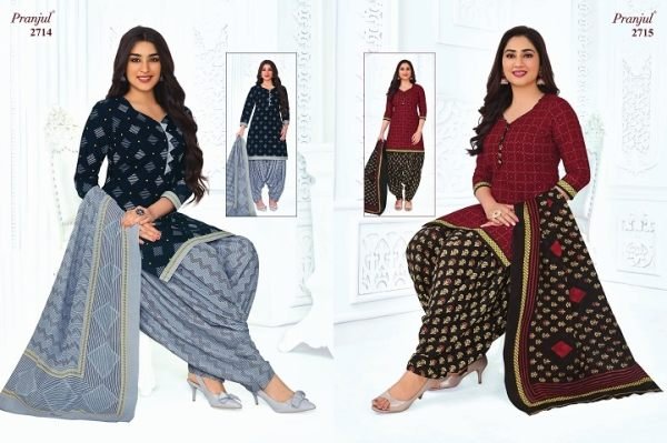 Pranjul Priyanshi Vol 27 Cotton Dress Material   36 pcs Catalogue   Punjabi Dress Materials Wholesale