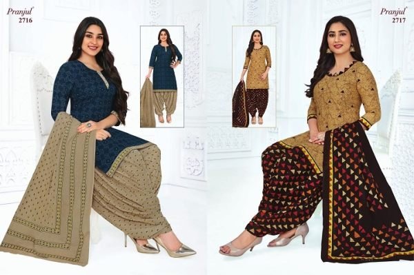 Pranjul Priyanshi Vol 27 Cotton Dress Material   36 pcs Catalogue   Punjabi Dress Materials Wholesale