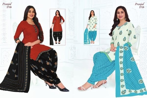 Pranjul Priyanshi Vol 27 Cotton Dress Material   36 pcs Catalogue   Punjabi Dress Materials Wholesale