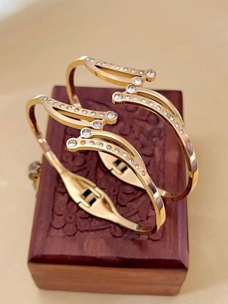 Premium Anti Tarnish Bracelet Combo 2 Piece Daily Wear Set at Wholesale Rate Fashion Accessories Wholesale