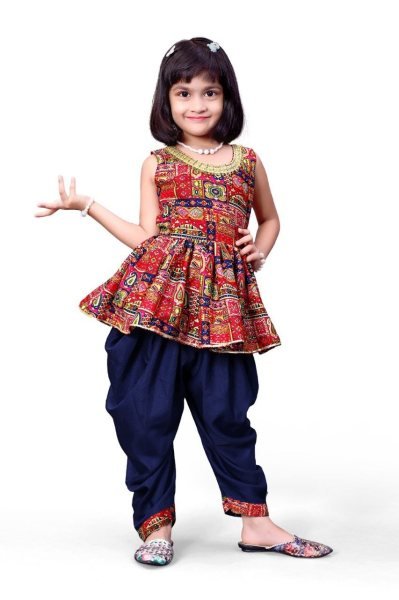 Premium Cotton Blend Kurta Dhoti Set at Wholesale Rate for Girls Girls Wear