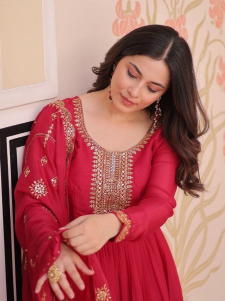 Premium Designer Readymade Anarkali Gown with Dupatta Collection 2025 Anarkali Kurtis 